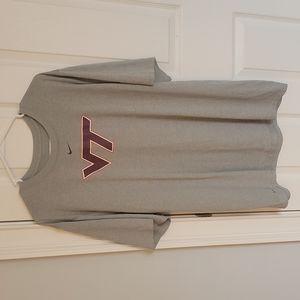Mens Virginia Tech Nike short sleeve dri fit shirt